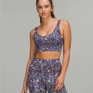 Lululemon align bra light support C/D cup - flower burst multi